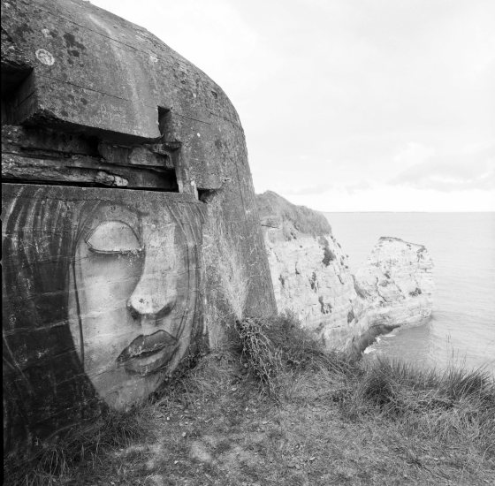 Une ballade autour de Royan m'amène en face de ce visage.